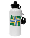 Portland Oregon Flag Aluminum 600ml Water Bottle-Water Bottles-TooLoud-White-Davson Sales