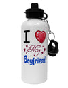 I Love Heart My Boyfriend Aluminum 600ml Water Bottle-Water Bottles-TooLoud-White-Davson Sales