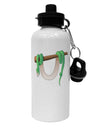 Anaconda Design Green Aluminum 600ml Water Bottle-Water Bottles-TooLoud-White-Davson Sales