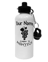 Personalized Cabin 12 Dionysus Aluminum 600ml Water Bottle by TooLoud-Water Bottles-TooLoud-White-Davson Sales