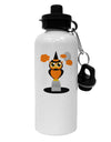 Owl Orange Aluminum 600ml Water Bottle-Water Bottles-TooLoud-White-Davson Sales