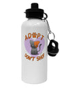 Adopt Don't Shop Cute Kitty Aluminum 600ml Water Bottle-Water Bottles-TooLoud-White-Davson Sales