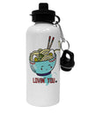 TooLoud Matching Lovin You Blue Pho Bowl Aluminum 600ml Water Bottle-Water Bottles-TooLoud-Davson Sales