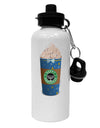 Happy Hanukkah Latte Cup Aluminum 600ml Water Bottle-Water Bottles-TooLoud-White-Davson Sales