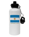 Argentina Flag Aluminum 600ml Water Bottle-Water Bottles-TooLoud-White-Davson Sales