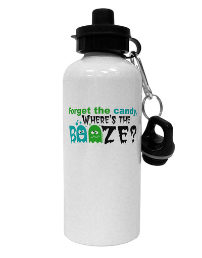 Where's The Booze Aluminum 600ml Water Bottle-Water Bottles-TooLoud-White-Davson Sales