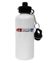 Hashtag Trumpit Aluminum 600ml Water Bottle-Water Bottles-TooLoud-White-Davson Sales