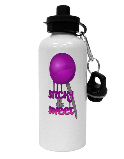 Sticky & Sweet Lollipop Aluminum 600ml Water Bottle-Water Bottles-TooLoud-White-Davson Sales