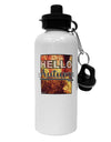 Hello Autumn Aluminum 600ml Water Bottle-Water Bottles-TooLoud-White-Davson Sales