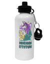 TooLoud Unicorn Attitude Aluminum 600ml Water Bottle-Water Bottles-TooLoud-Davson Sales