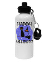 Witch Cat Aluminum 600ml Water Bottle-Water Bottles-TooLoud-White-Davson Sales