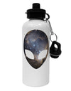 Extraterrestrial Face - Space #1 Aluminum 600ml Water Bottle by TooLoud-Water Bottles-TooLoud-White-Davson Sales