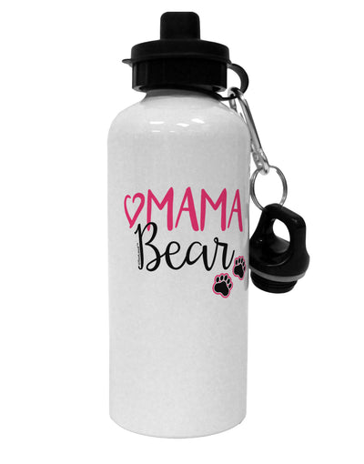 Mama Bear Paws Aluminum 600ml Water Bottle-Water Bottles-TooLoud-White-Davson Sales