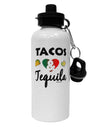 Tacos & Tequila Aluminum 600ml Water Bottle-Water Bottles-TooLoud-White-Davson Sales