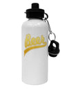 Beer Jersey Aluminum 600ml Water Bottle-Water Bottles-TooLoud-White-Davson Sales