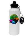 Moon Dream Hallucination Aluminum 600ml Water Bottle-Water Bottles-TooLoud-White-Davson Sales