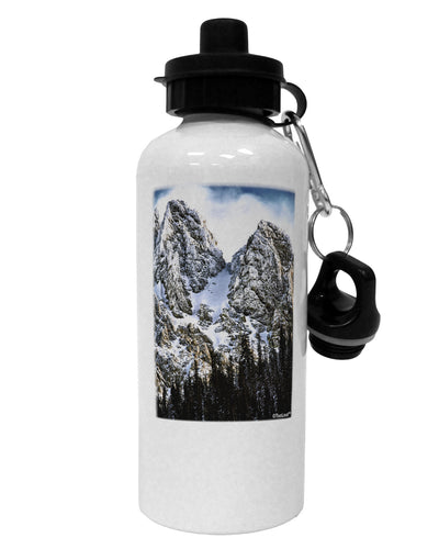 Mountain Landscape 2 Aluminum 600ml Water Bottle-Water Bottles-TooLoud-White-Davson Sales