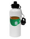 Cute Christmas Drink Hot Tea Aluminum 600ml Water Bottle-Water Bottles-TooLoud-White-Davson Sales