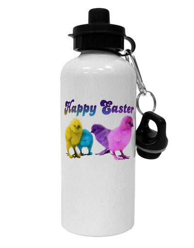 Happy Easter Peepers Aluminum 600ml Water Bottle-Water Bottles-TooLoud-Davson Sales