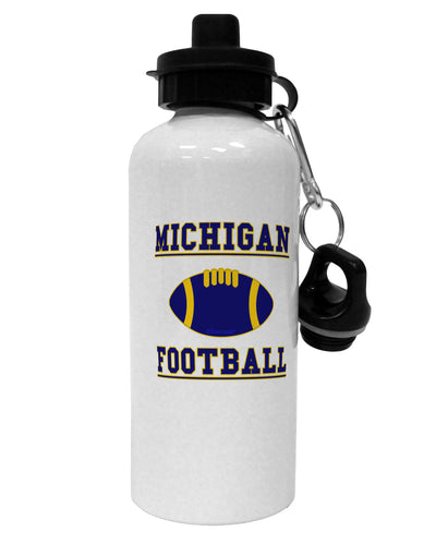 Michigan Football Aluminum 600ml Water Bottle by TooLoud-TooLoud-White-Davson Sales