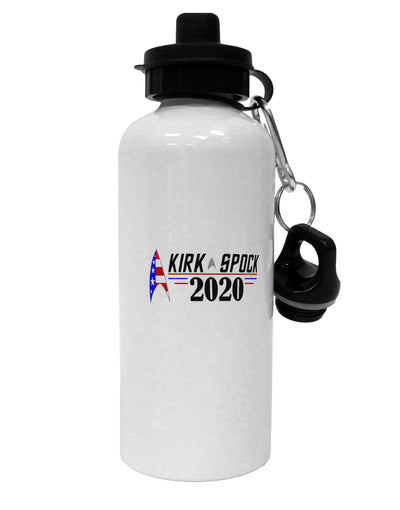 Kirk Spock 2020 Funny Aluminum 600ml Water Bottle by TooLoud-TooLoud-White-Davson Sales