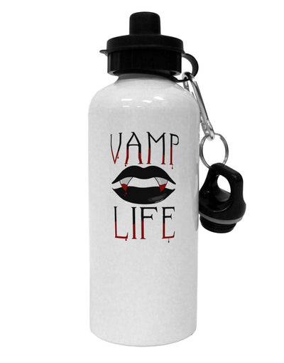 Vamp Life Aluminum 600ml Water Bottle-Water Bottles-TooLoud-White-Davson Sales