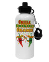 Chili Cookoff Champ! Chile Peppers Aluminum 600ml Water Bottle-Water Bottles-TooLoud-White-Davson Sales