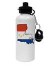 New Orleans Louisiana Flag Aluminum 600ml Water Bottle-Water Bottles-TooLoud-White-Davson Sales