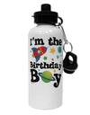 I'm the Birthday Boy - Outer Space Design Aluminum 600ml Water Bottle by TooLoud-Water Bottles-TooLoud-White-Davson Sales