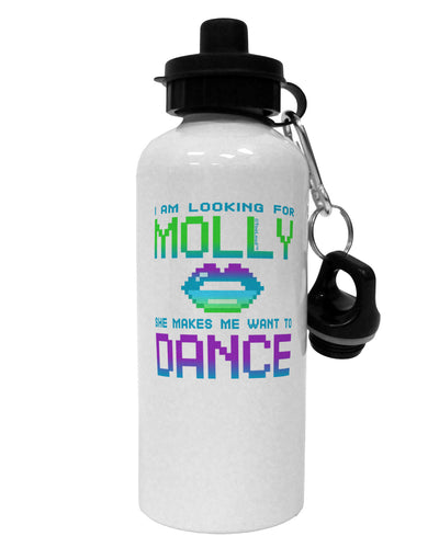 Looking For Molly Aluminum 600ml Water Bottle-Water Bottles-TooLoud-White-Davson Sales