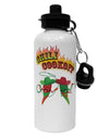 Cowboy Chili Cookoff Aluminum 600ml Water Bottle-Water Bottles-TooLoud-White-Davson Sales