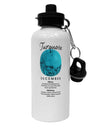 Birthstone Turquoise Aluminum 600ml Water Bottle by TooLoud-Water Bottles-TooLoud-White-Davson Sales