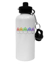 Cute Hatching Chicks Group #2 Aluminum 600ml Water Bottle by TooLoud-Water Bottles-TooLoud-White-Davson Sales