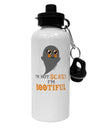 BOOtiful Ghost Orange Aluminum 600ml Water Bottle-Water Bottles-TooLoud-White-Davson Sales