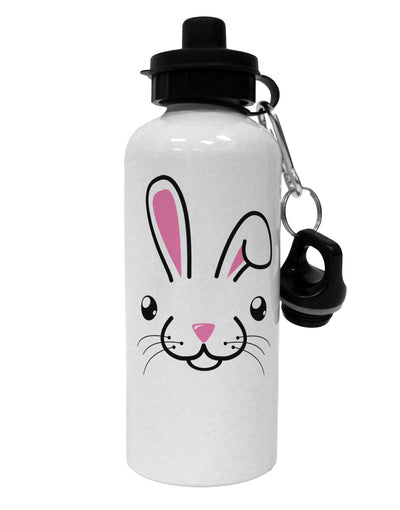 Cute Bunny Face Aluminum 600ml Water Bottle-Water Bottles-TooLoud-White-Davson Sales