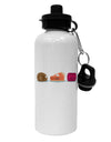 Cute Thanksgiving Food Aluminum 600ml Water Bottle-Water Bottles-TooLoud-White-Davson Sales