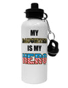 My Daughter is My Hero - Armed Forces Aluminum 600ml Water Bottle by TooLoud-Water Bottles-TooLoud-White-Davson Sales