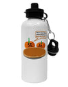 Bad Pumpkins Aluminum 600ml Water Bottle-Water Bottles-TooLoud-White-Davson Sales