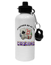 I'd Rather Be At The Casino Funny Aluminum 600ml Water Bottle by TooLoud-Travel Bottles & Containers-TooLoud-White-Davson Sales