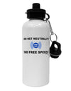 End Net Neutrality End Free Speech Aluminum 600ml Water Bottle-Water Bottles-TooLoud-White-Davson Sales