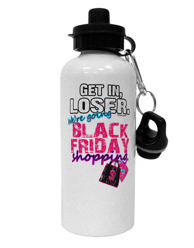 TooLoud We're going Black Friday Shopping Aluminum 600ml Water Bottle-Water Bottles-TooLoud-White-Davson Sales