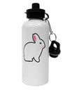 Cute Bunny Rabbit Easter Aluminum 600ml Water Bottle-Water Bottles-TooLoud-White-Davson Sales