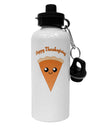 Cute Pie Slice- Happy Thanksgiving Aluminum 600ml Water Bottle-Water Bottles-TooLoud-White-Davson Sales