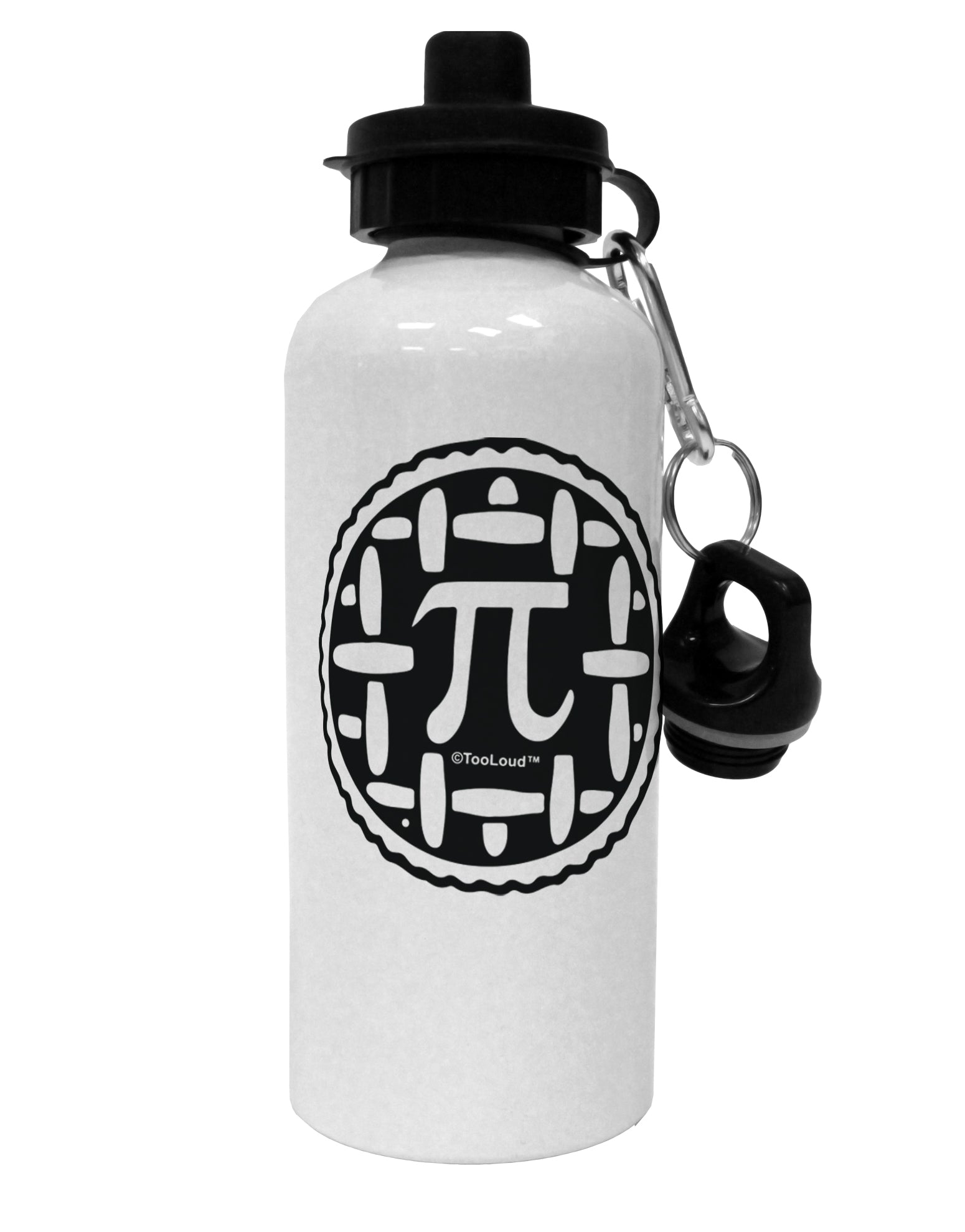 TooLoud Pi Pie Aluminum 600ml Water Bottle-Water Bottles-TooLoud-Davson Sales
