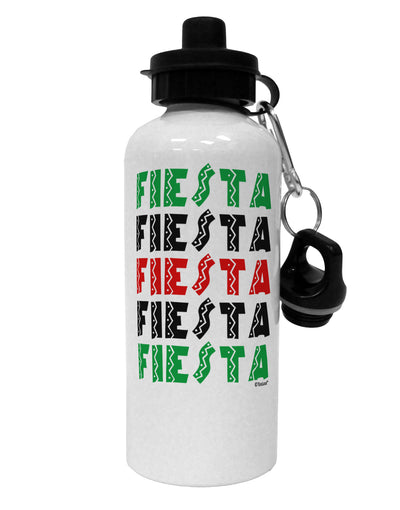 Cinco Fiestas Aluminum 600ml Water Bottle by TooLoud-Water Bottles-TooLoud-White-Davson Sales