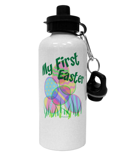 My First Easter Gel Look Print Aluminum 600ml Water Bottle-Water Bottles-TooLoud-White-Davson Sales