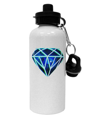 Space Diamond Aluminum 600ml Water Bottle-Water Bottles-TooLoud-White-Davson Sales