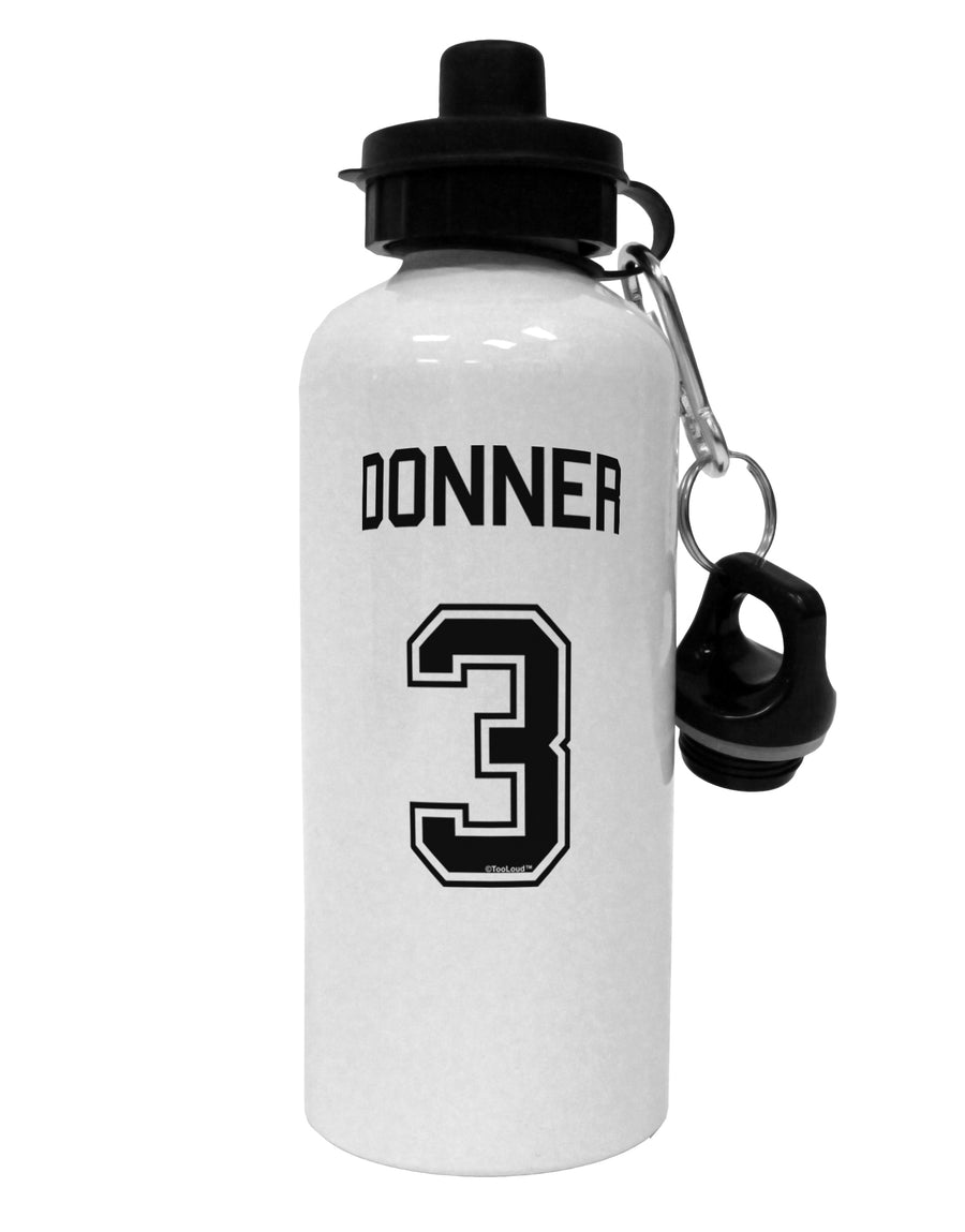 Reindeer Jersey - Donner 3 Aluminum 600ml Water Bottle-Water Bottles-TooLoud-White-Davson Sales