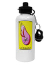 La Chancla Loteria Solid Aluminum 600ml Water Bottle by TooLoud-TooLoud-White-Davson Sales