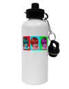 Extraterrestial Pop-art #1 Aluminum 600ml Water Bottle by TooLoud-Water Bottles-TooLoud-White-Davson Sales